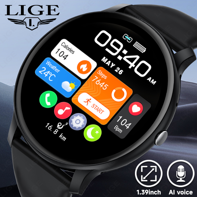 Smartwatch Latest Watches For Women - LIGE Bluetooth Call Женские Смарт-часы Мужские