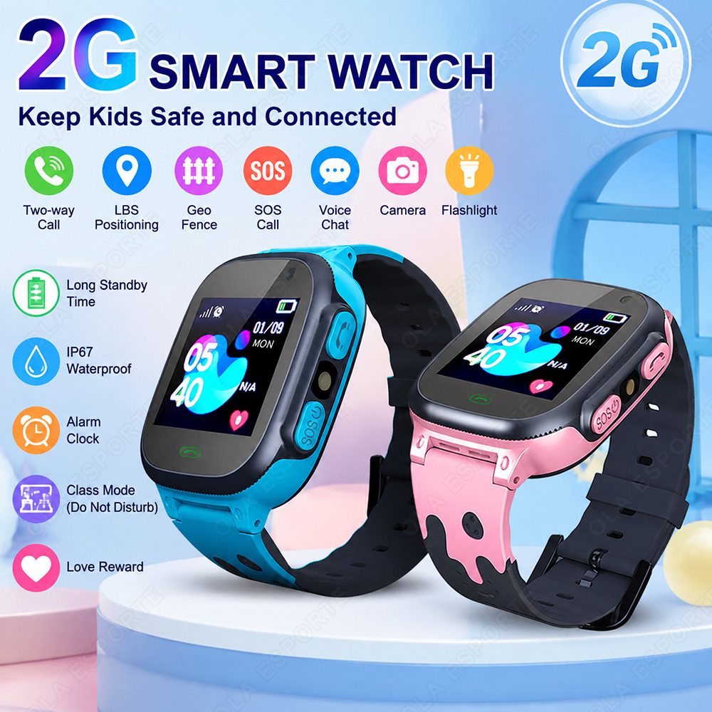 Smartwatch Watches Gift For Girls - Новые детские умные часы с HD-сенсорным