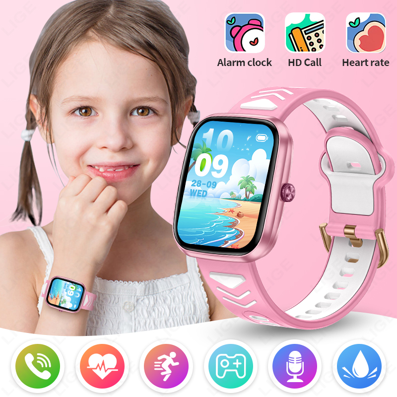 Smartwatch Watches For Kid Boy With Alarm - Смарт-часы LIGE для детей, мальчиков и