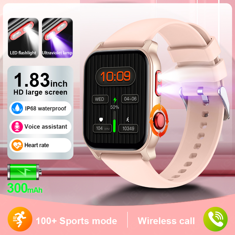 Smartwatch Purple Watches For Women - Ультратонкие умные часы LIGE для женщин