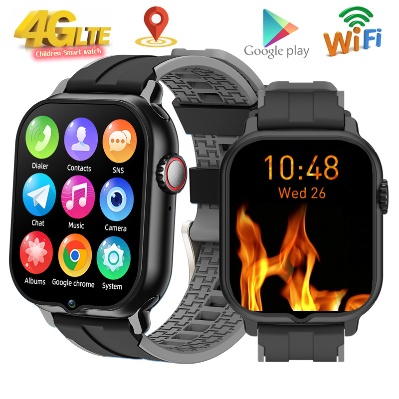 Smartwatch Watches For Kid Boy With Alarm - Детские Смарт-часы с GPS-позиционированием, Android 2024,