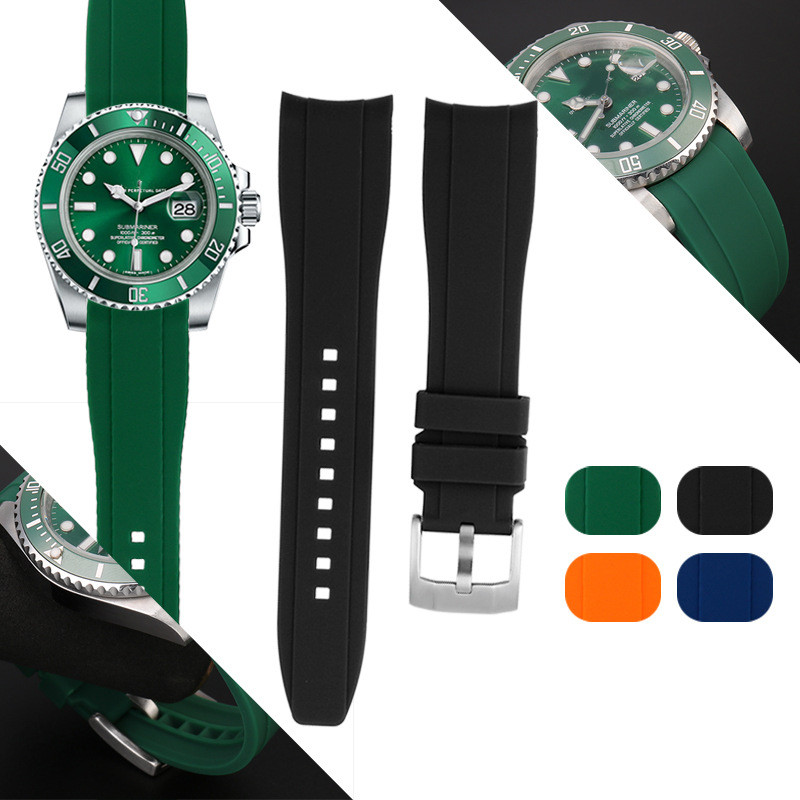 Rolex Watch Submariner - Резиновый ремешок с изогнутым интерфейсом для