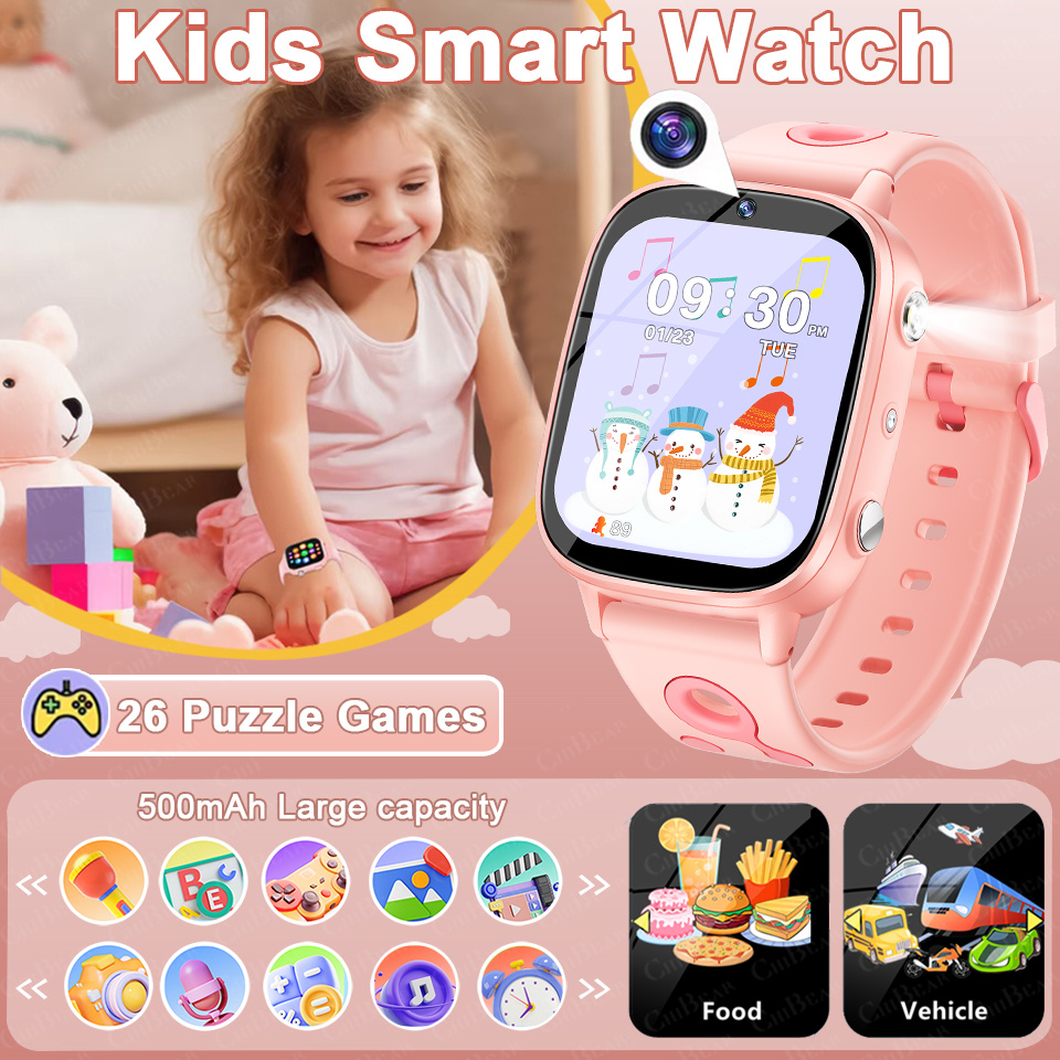 Smartwatch Watches Gift For Girls - Детские умные часы с камерой, видеоплеер,