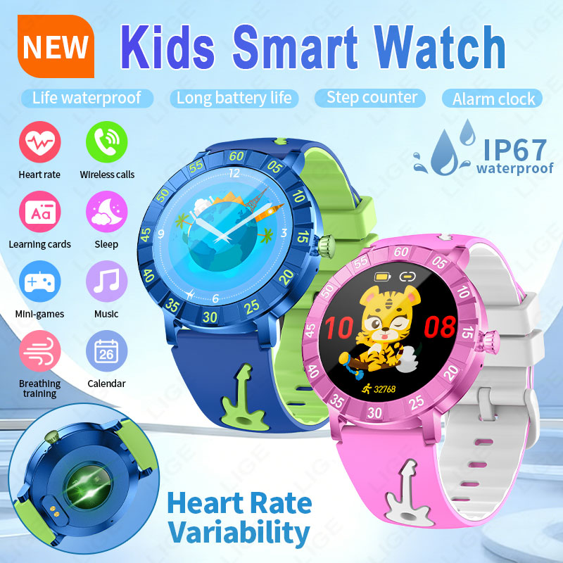 Smartwatch Watches Useful Gift For Boys - Детские умные часы LIGE 2026 HRV