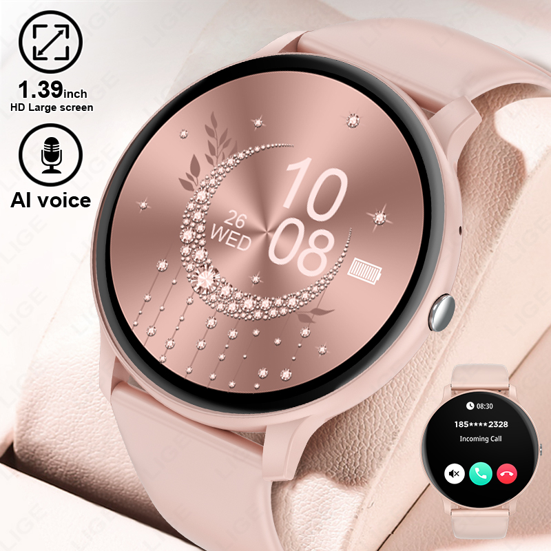 LIGE Смарт-часы для женщин и м – обзор и цена Smartwatch Ladies Watches For Women