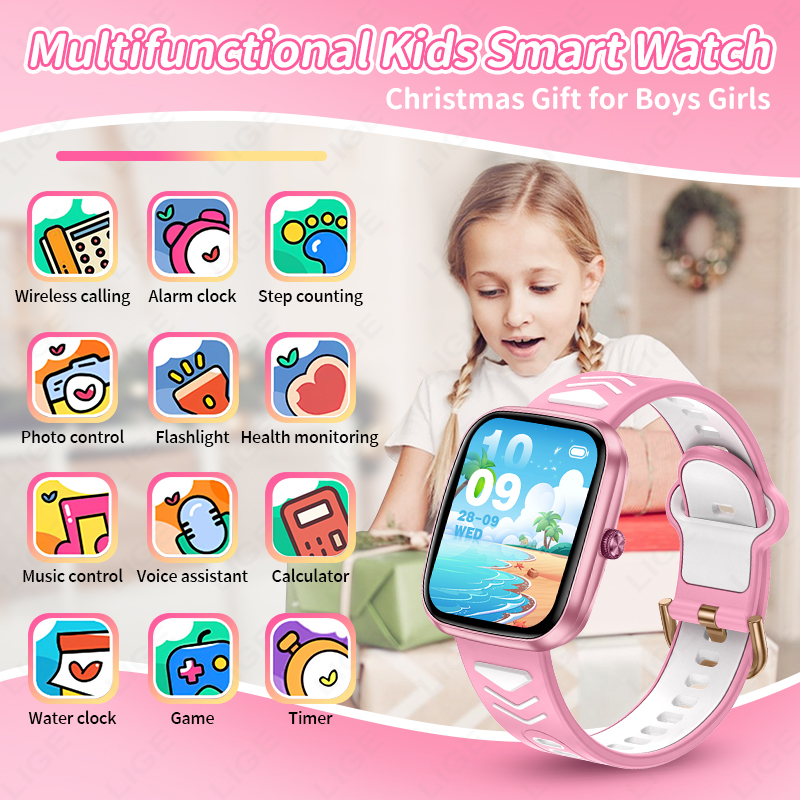 Смарт-часы LIGE для детей, мал – обзор и цена Smartwatch Watches For Kid Boy With Alarm