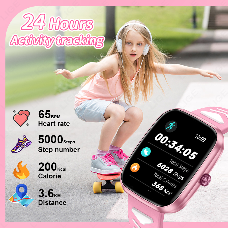 Смарт-часы LIGE для детей, мал – обзор и цена Smartwatch Watches For Kid Boy With Alarm