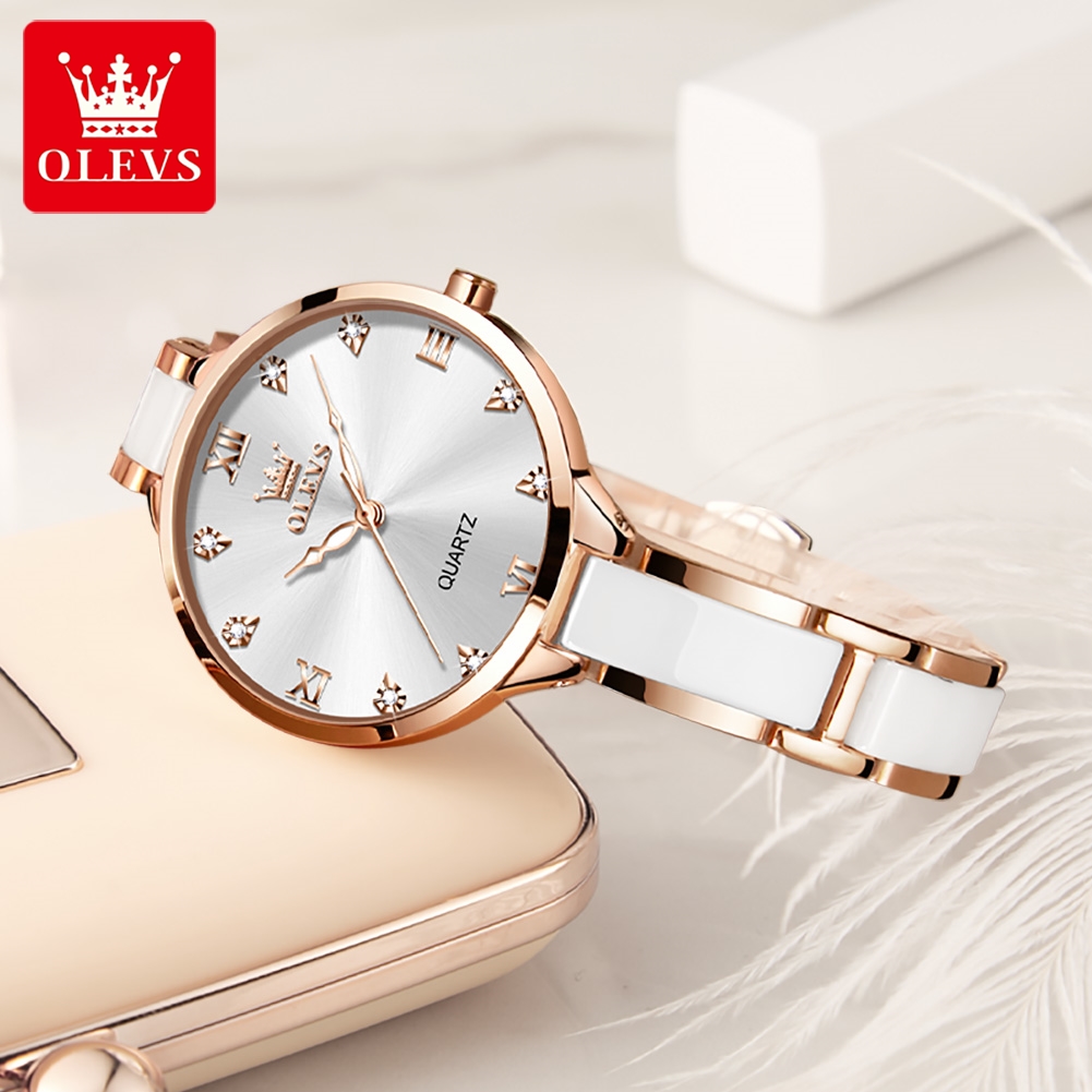 OLEVS 5872 женские часы кварце – обзор и цена Ladies Fashion Watch