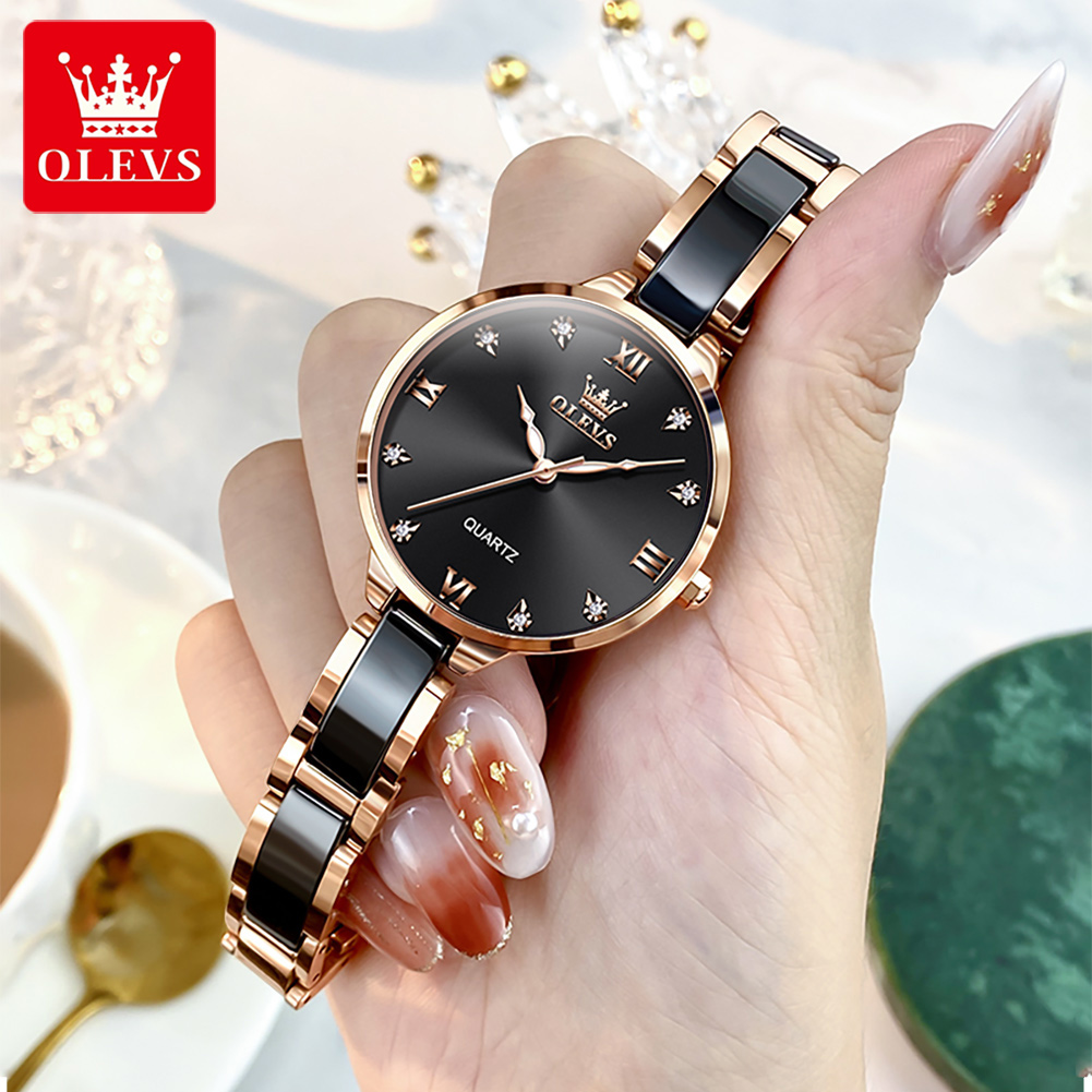 OLEVS 5872 женские часы кварце – обзор и цена Ladies Fashion Watch