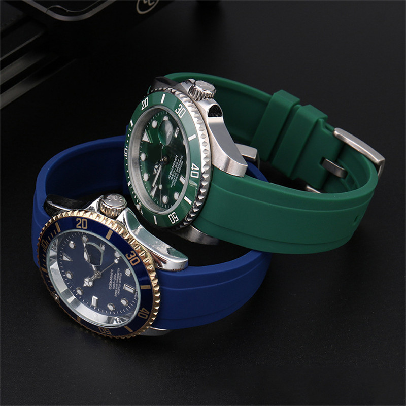Резиновый ремешок с изогнутым  – обзор и цена Rolex Watch Submariner