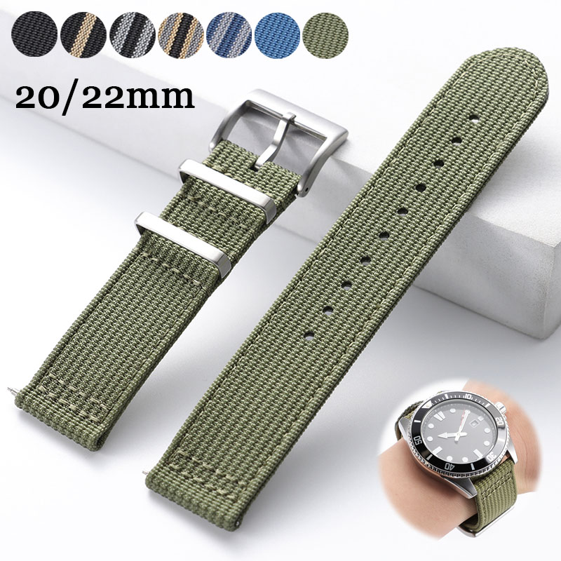 Ремешок из тканого нейлона 20  – обзор и цена Nato Strap Nylon