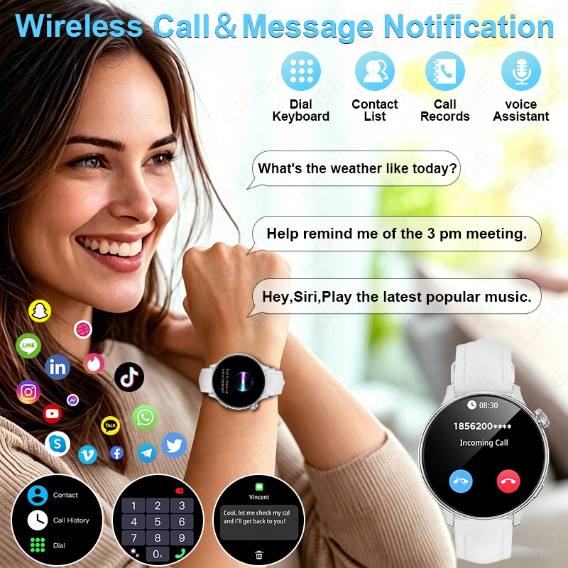 Роскошные женские умные часы L – обзор и цена Smartwatch Ladies Watches For Women