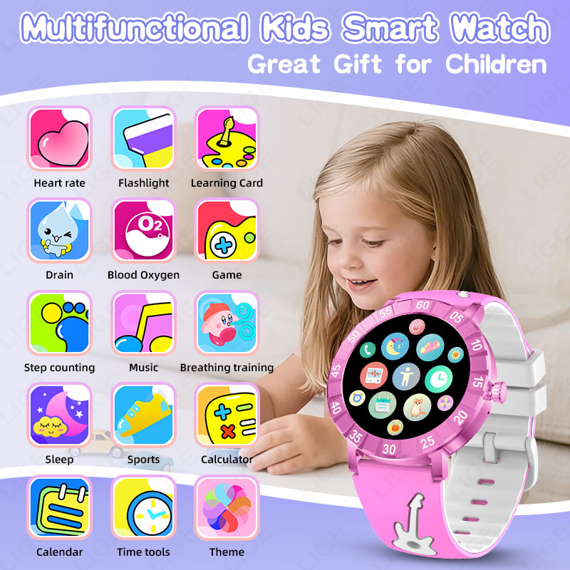 Умные часы LIGE для девочек с  – обзор и цена Smartwatch Watches Useful Gift For Boys