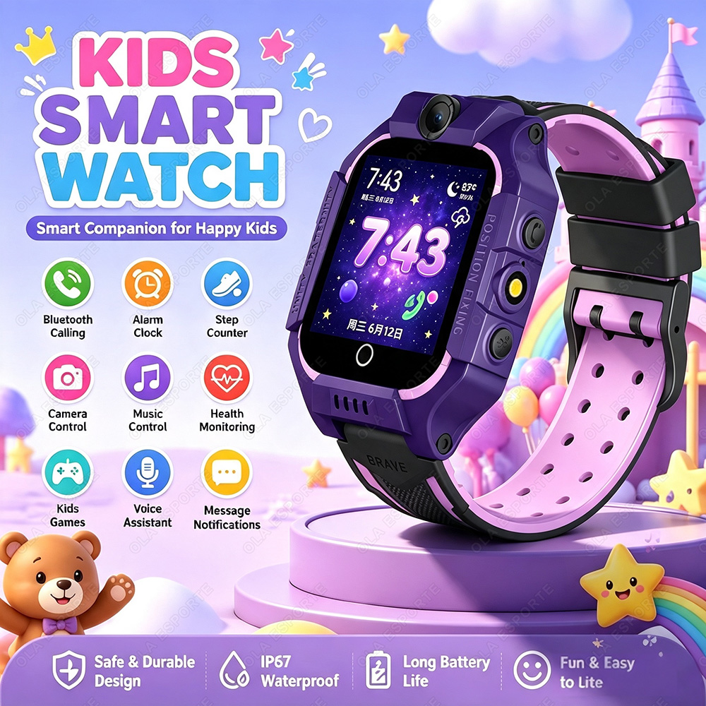 Новые детские умные часы 2027  – обзор и цена Smartwatch Watches Gift For Girls