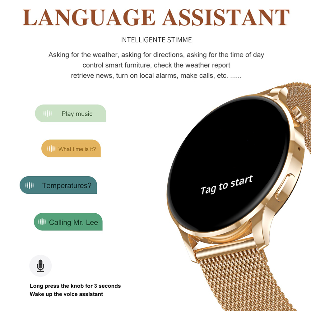 NFC-смарт-часы для женщин с фу – обзор и цена Smartwatch Ladies Watches For Women