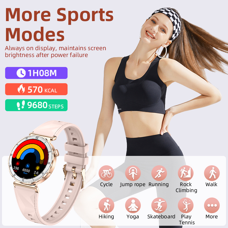 Смарт-часы LIGE AMOLED с измер – обзор и цена Smartwatch Ladies Watches For Women