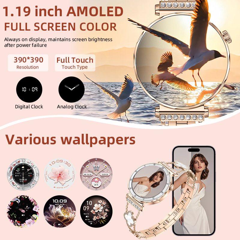 Роскошные умные часы, женские  – обзор и цена Smartwatch Latest Watches For Women