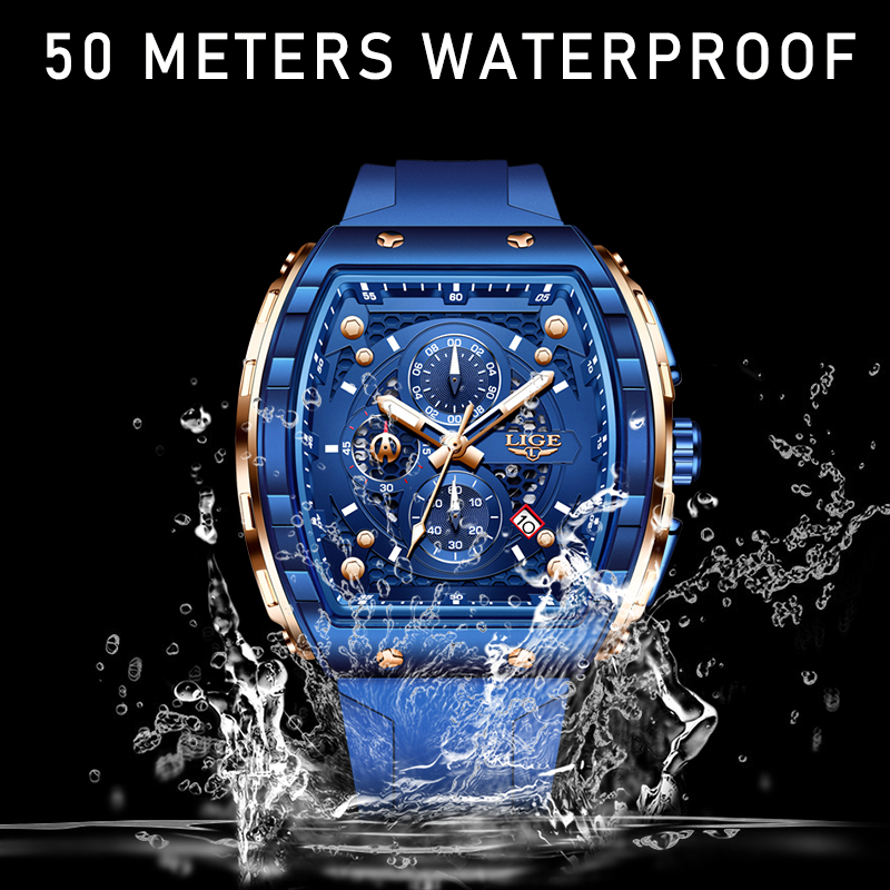 LIGE лучший бренд класса люкс, – обзор и цена Rolex Watch Submariner