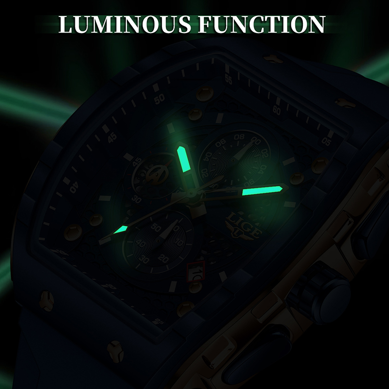 LIGE лучший бренд класса люкс, – обзор и цена Rolex Watch Submariner