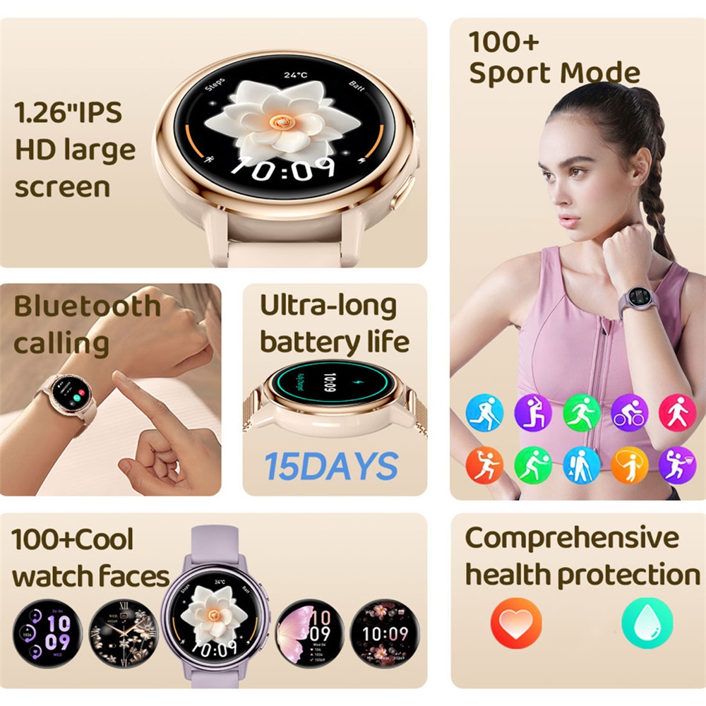 Умные часы для женщин с информ – обзор и цена Smartwatch Ladies Watches For Women