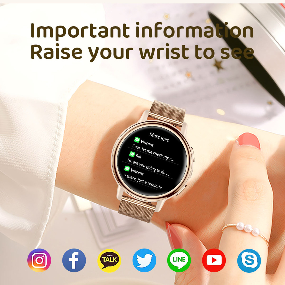 Умные часы для женщин с информ – обзор и цена Smartwatch Ladies Watches For Women